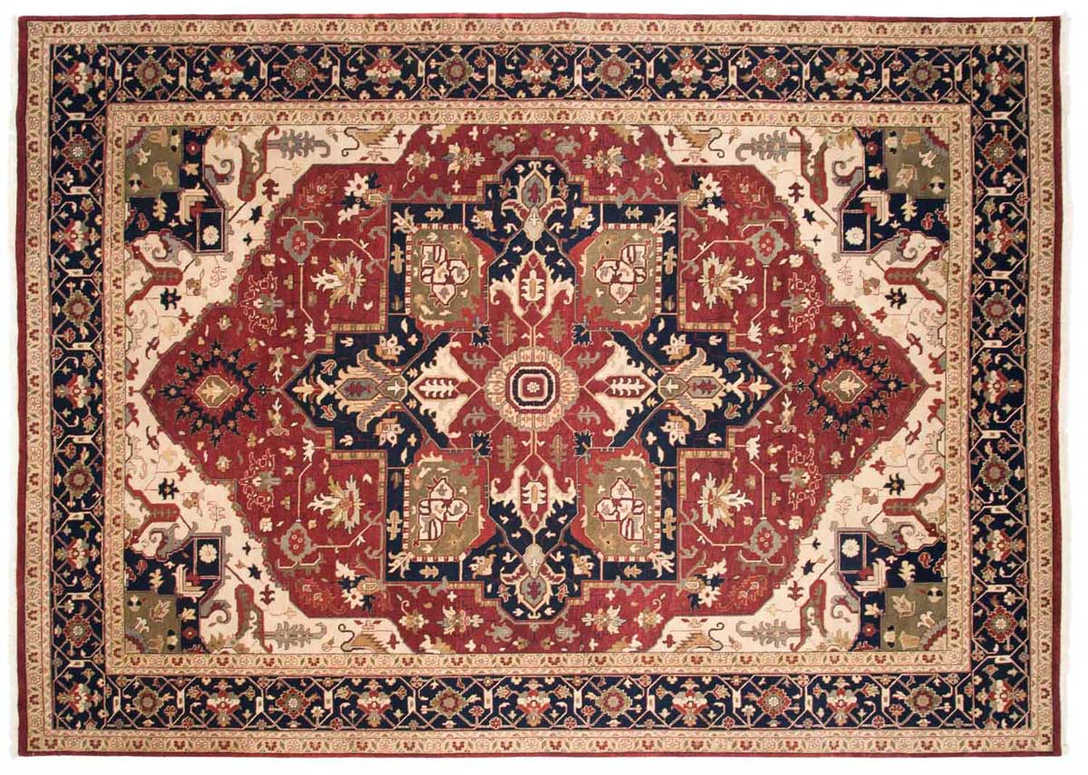 10x14 Heriz Rust Oriental Rug 045179 10x14 Heriz Rust Oriental Rug 045179