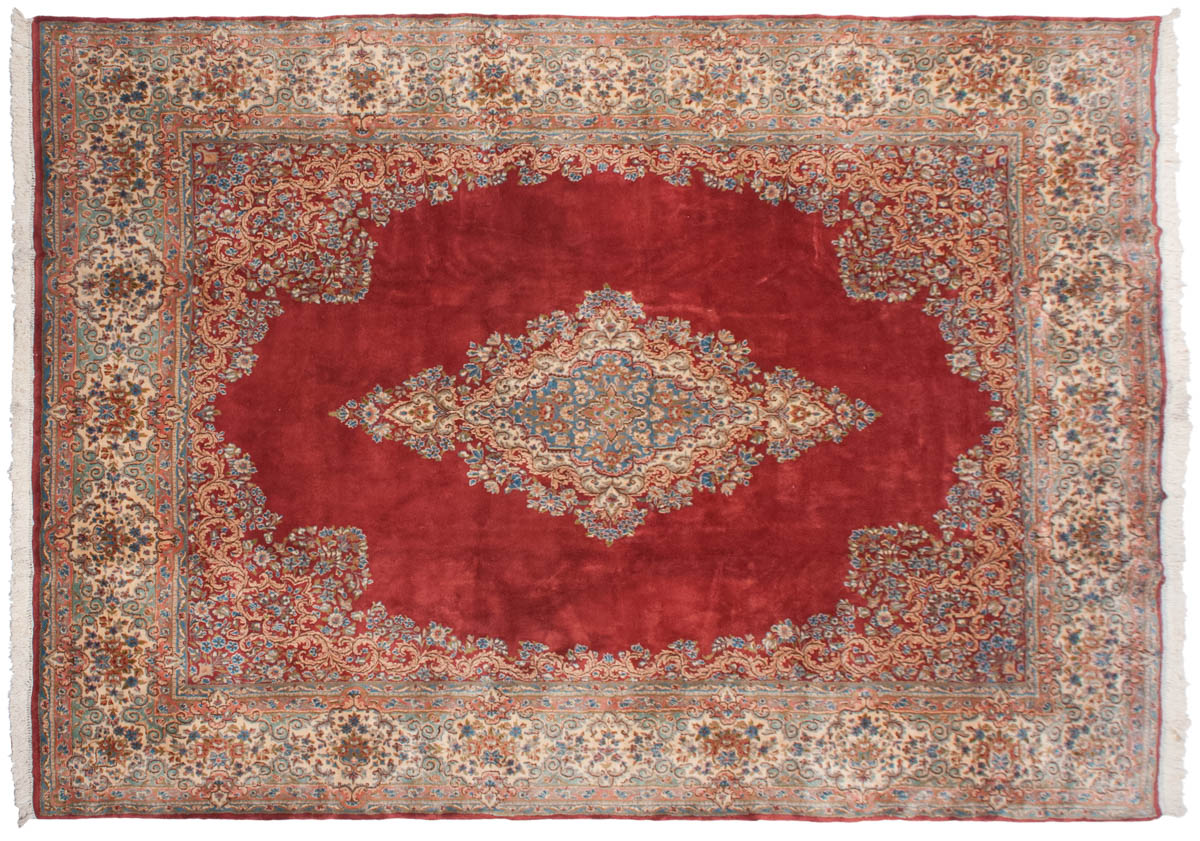 10x14 Persian Kerman Rose Oriental Large Rug 012247