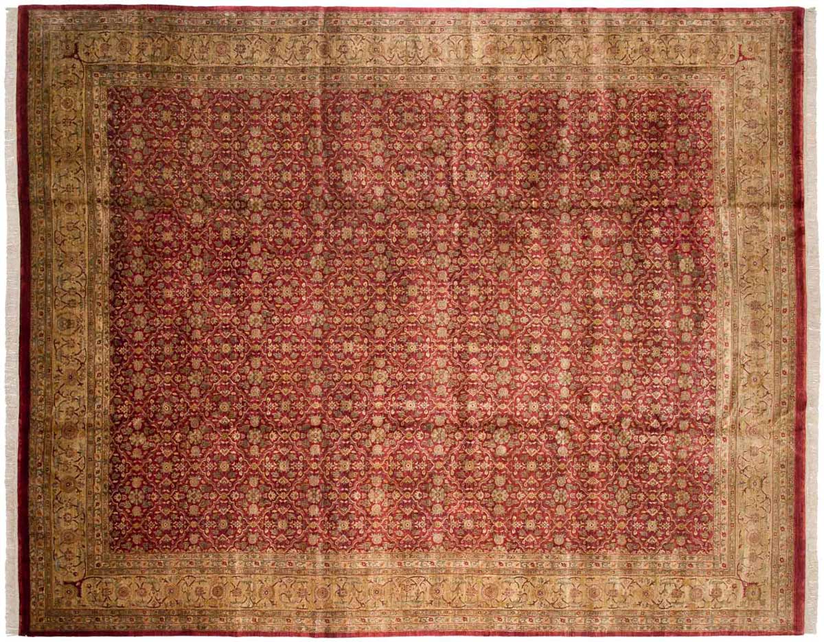 12x15 Agra Burgundy Oriental Large Rug 038671 12x15 Agra Burgundy Oriental Large Rug 038671
