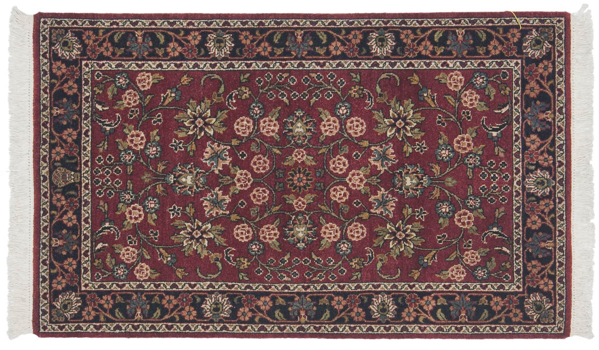 2x4 Kashan Burgundy Oriental Rug 046867