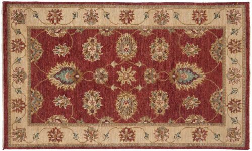 3×5 Caicasian Red Oriental Rug 042516
