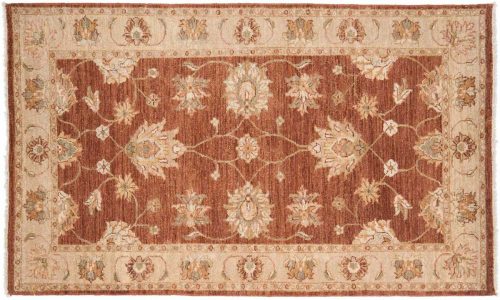 3×5 Caicasian Rust Oriental Rug 042518