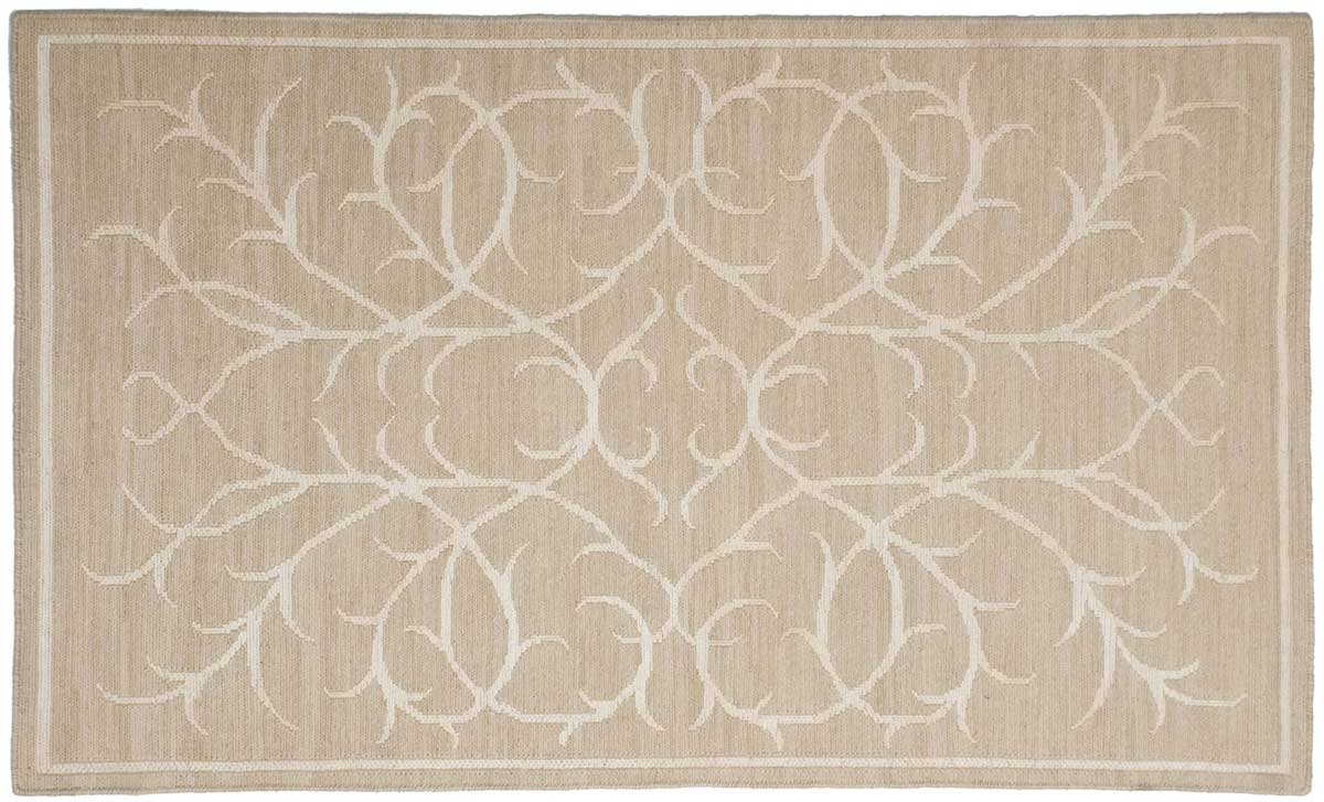 3x5 Soumak Beige Oriental Rug 043904 3x5 Soumak Beige Oriental Rug 043904