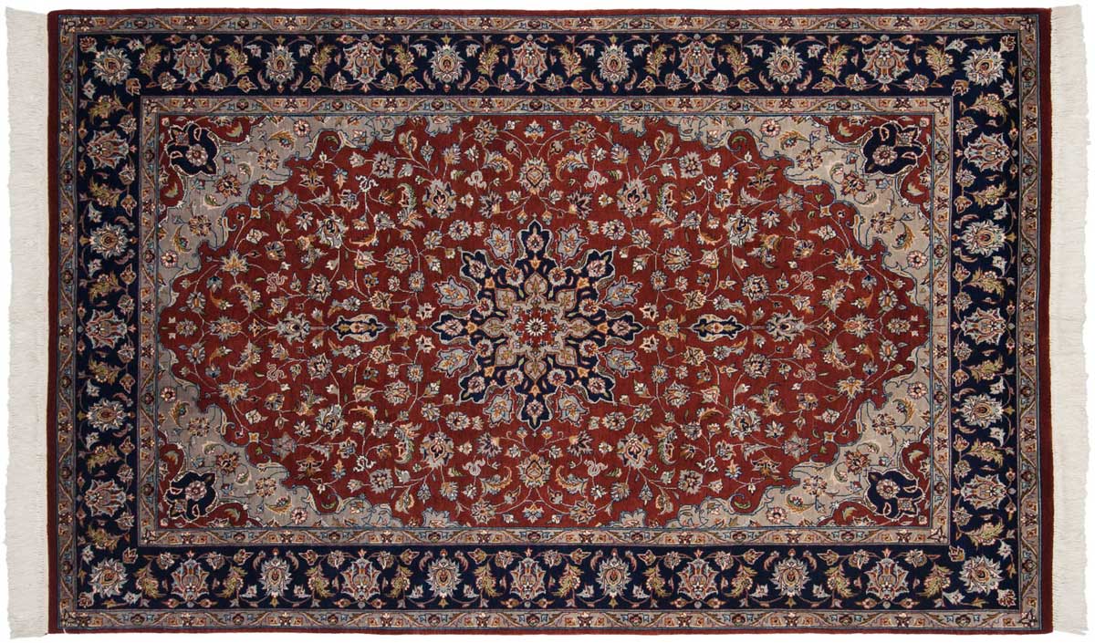 4x7 Persian Burgundy Oriental Rug 043136 4x7 Persian Burgundy Oriental Rug 043136