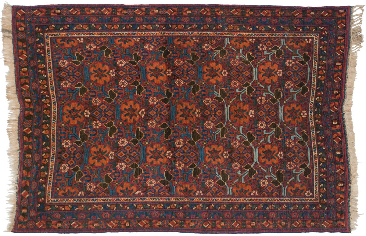 5x6 Persian Gutlooie Red Oriental Rug 011182 5x6 Persian Gutlooie Red Oriental Rug 011182