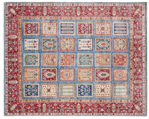 6×7 Kazak Blue Oriental Rug 048175