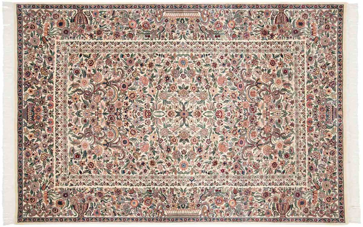 6x9 Aubusson Ivory Oriental Rug 025878 6x9 Aubusson Ivory Oriental Rug 025878