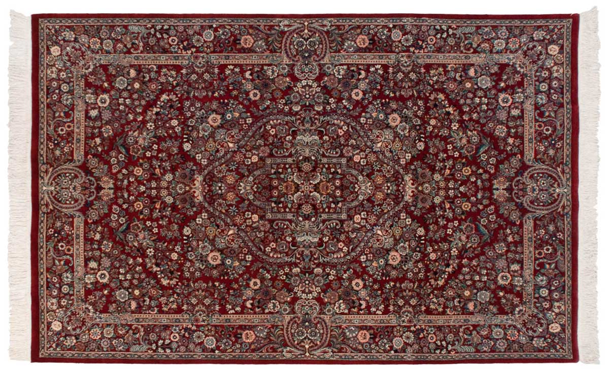 6x9 Aubusson Red Oriental Rug 025709 6x9 Aubusson Red Oriental Rug 025709