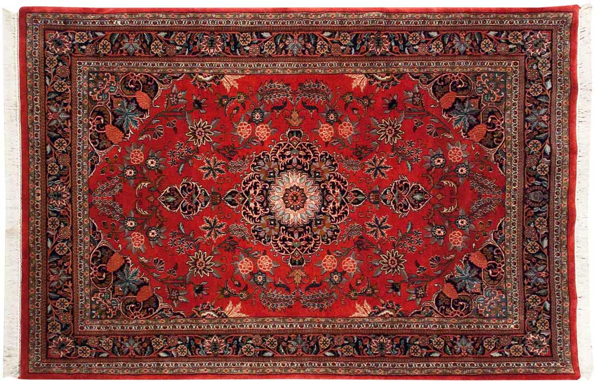 6x9 Kashan Red Oriental Rug 030951 6x9 Kashan Red Oriental Rug 030951