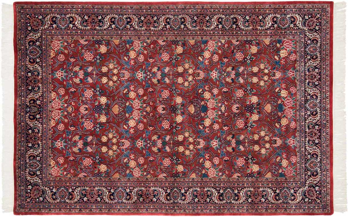 6x9 Kashan Red Oriental Rug 031405 6x9 Kashan Red Oriental Rug 031405