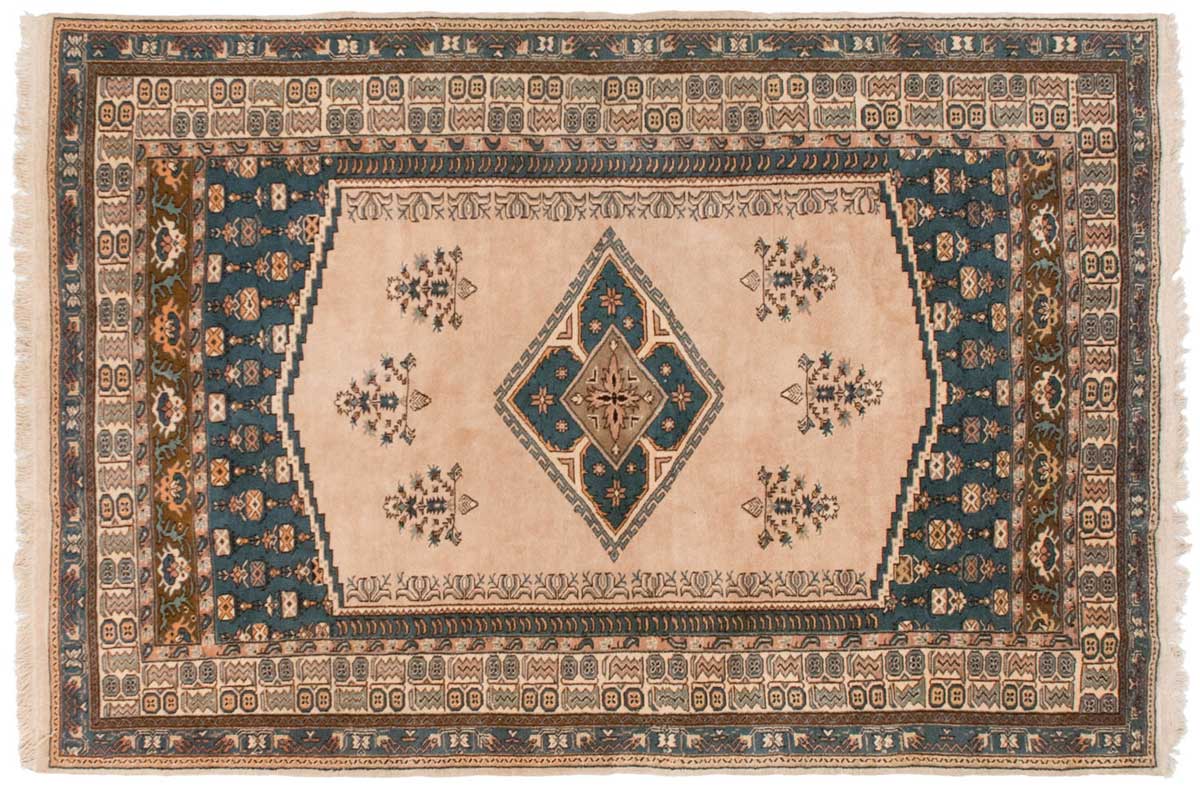 6x9 Kula Beige Oriental Rug 033063 6x9 Kula Beige Oriental Rug 033063