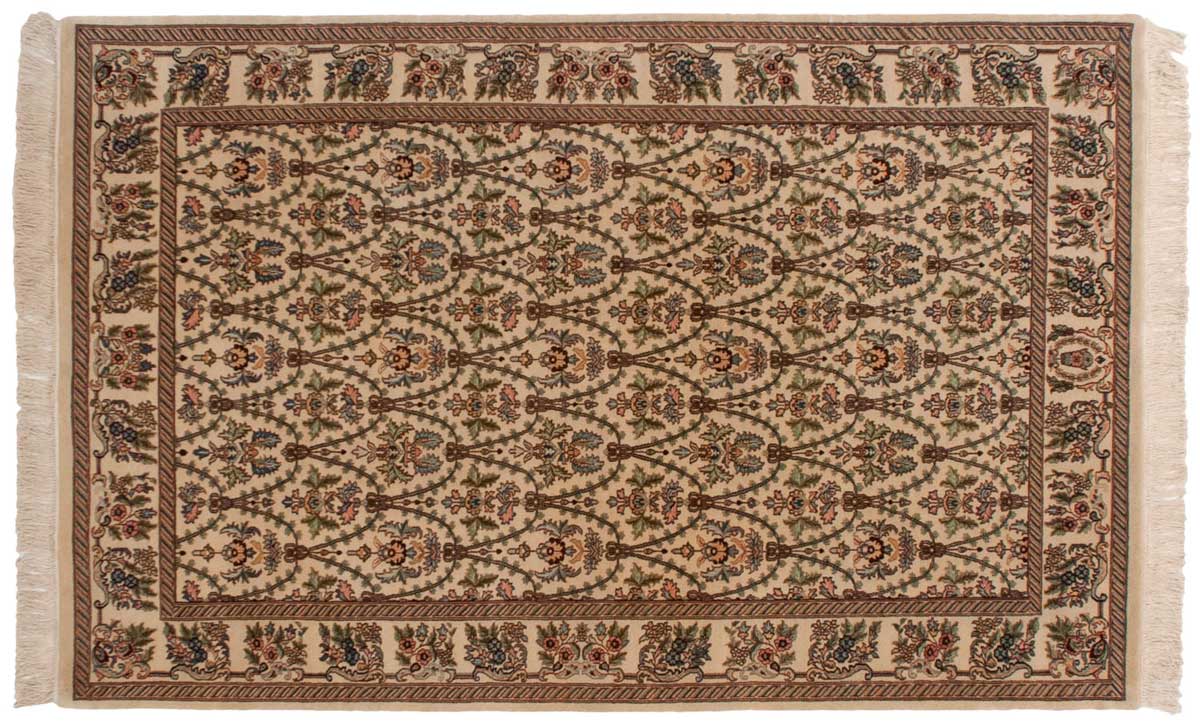 6x9 Aubusson Ivory Oriental Rug 031843 6x9 Aubusson Ivory Oriental Rug 031843