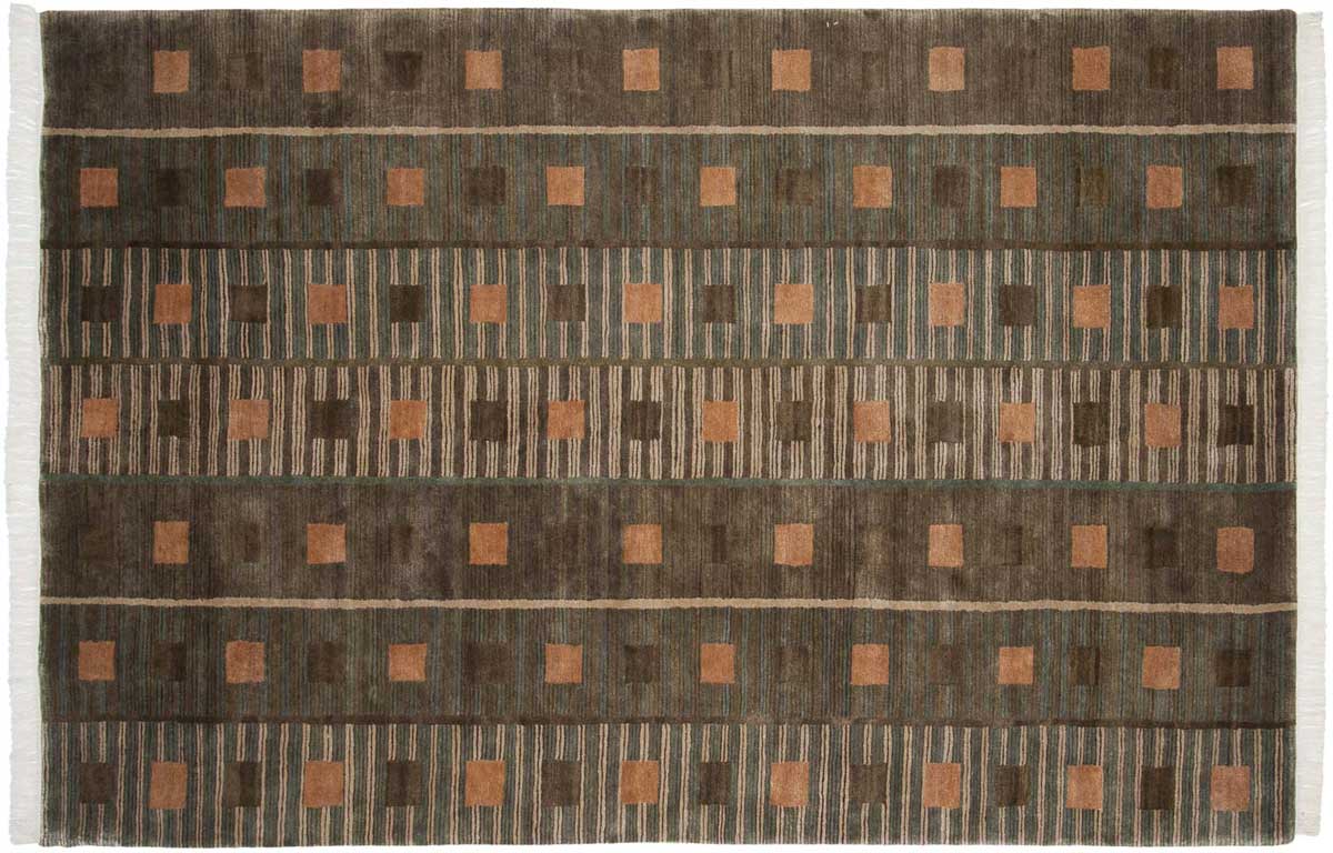 6x9 Geometric Multi Color Oriental Rug 038509 6x9 Geometric Multi Color Oriental Rug 038509