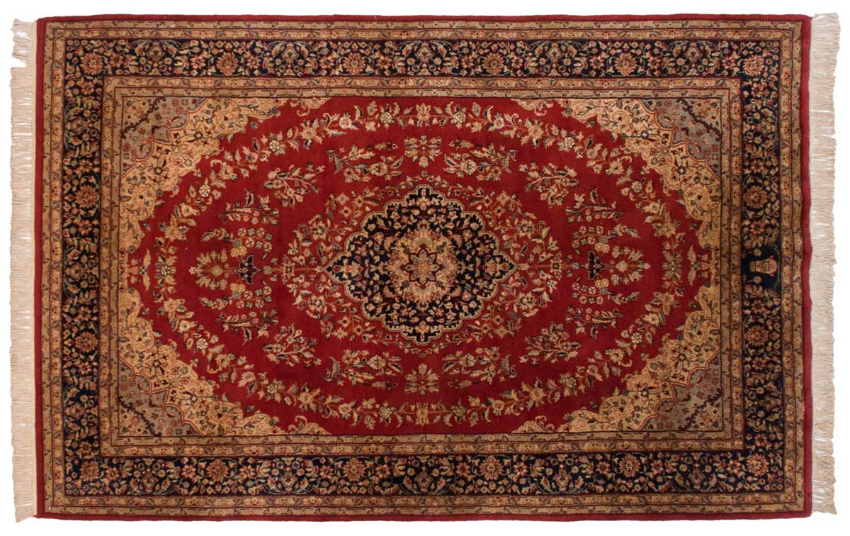 6x9 Kashan Red Oriental Rug 015663