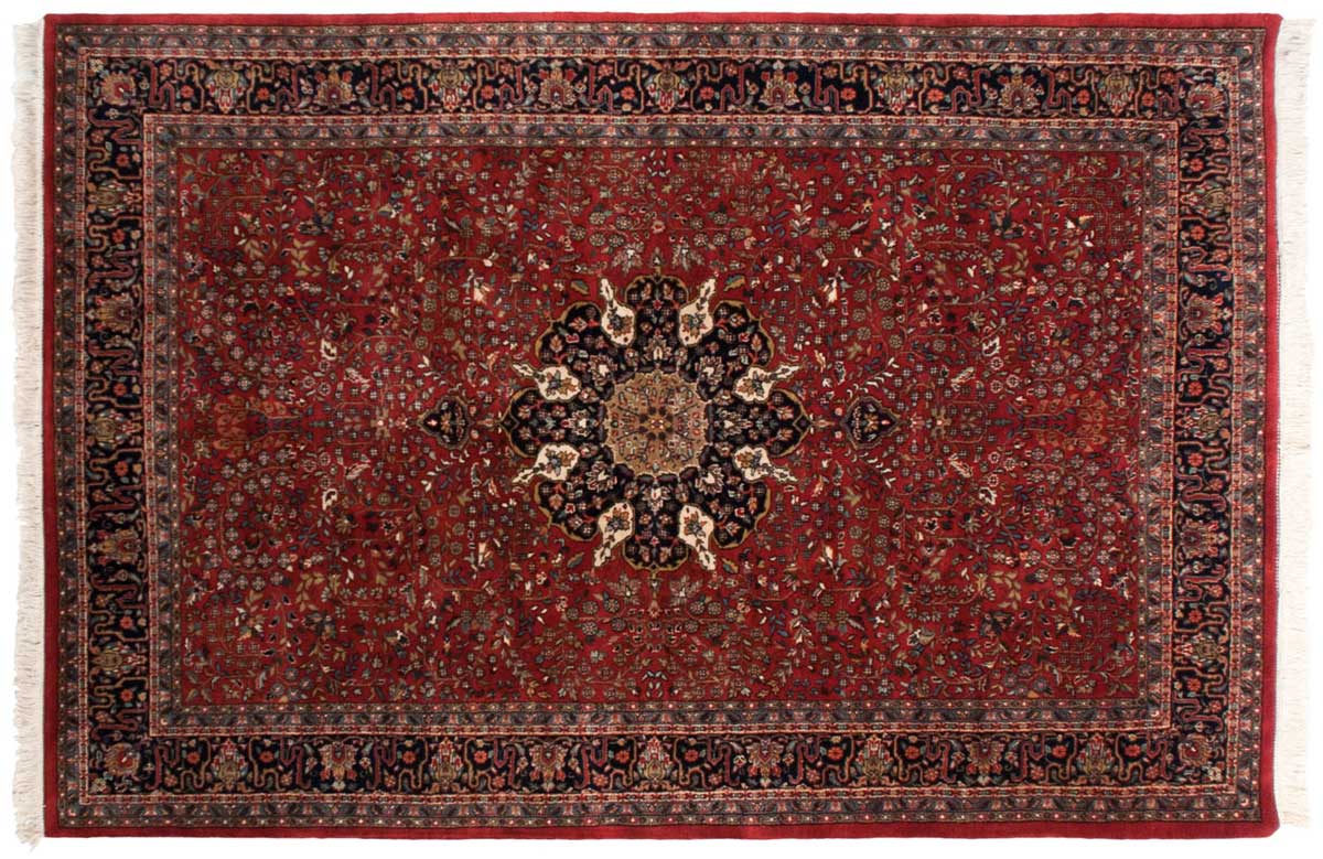 6x9 Kashan Red Oriental Rug 030595 6x9 Kashan Red Oriental Rug 030595