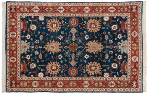 6×9 Sultanabad Blue Oriental Rug 024611
