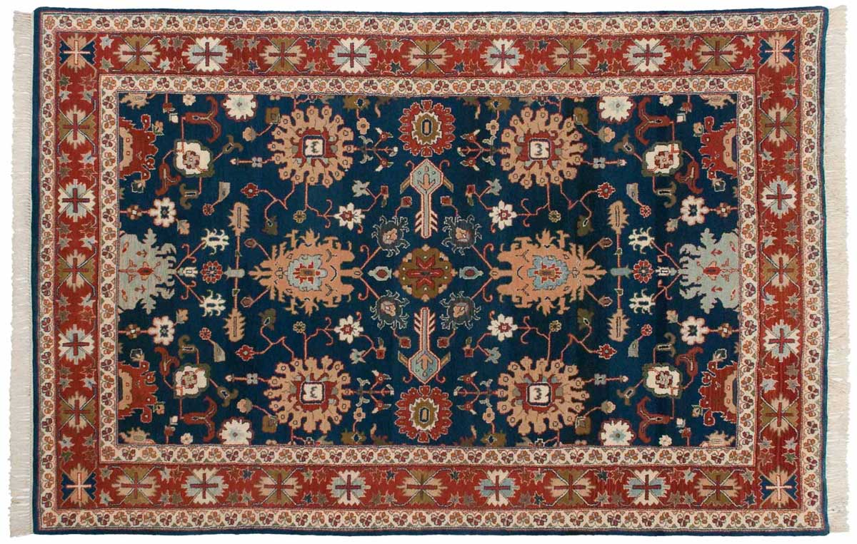 6x9 Sultanabad Blue Oriental Rug 024611 6x9 Sultanabad Blue Oriental Rug 024611