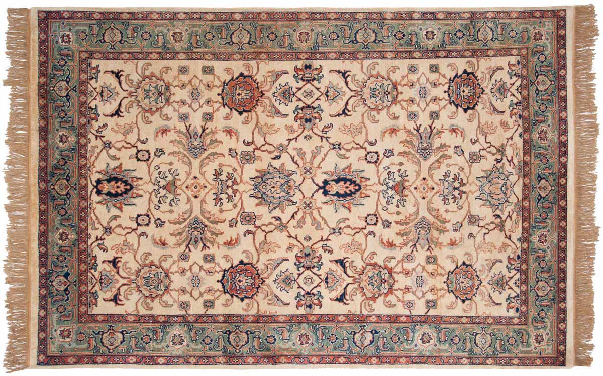 6x9 Sultanabad Ivory Oriental Rug 031480 6x9 Sultanabad Ivory Oriental Rug 031480