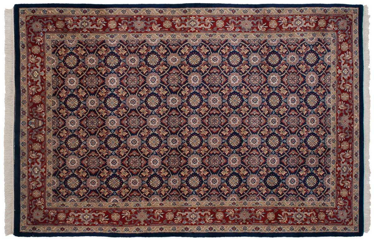 6x9 Veramin Blue Oriental Rug 015426 6x9 Veramin Blue Oriental Rug 015426