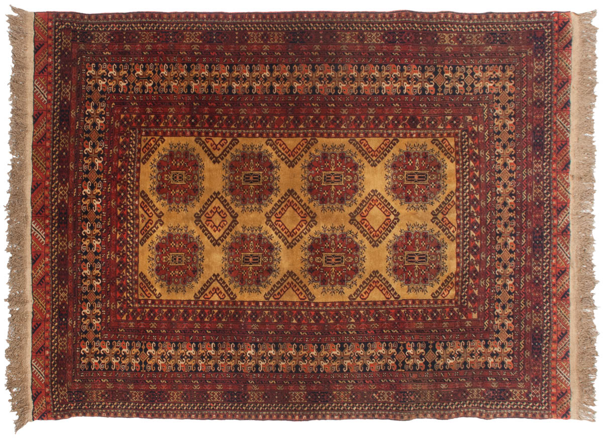 7x9 Daulatabad Gold Oriental Rug 011590 7x9 Daulatabad Gold Oriental Rug 011590