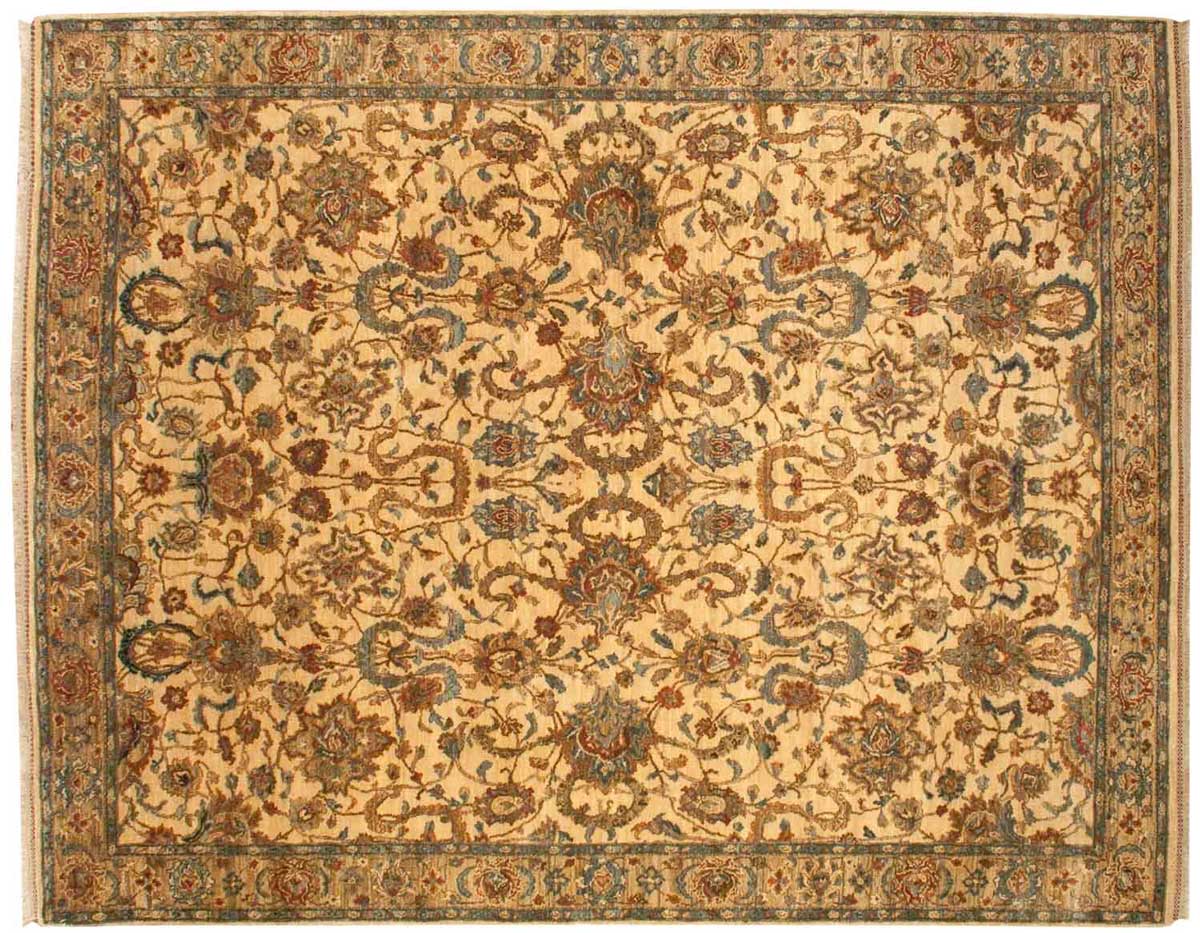 8x10 Agra Ivory Oriental Rug 014188 8x10 Agra Ivory Oriental Rug 014188