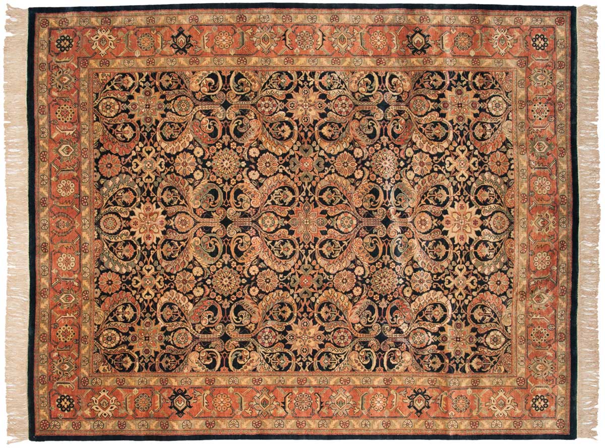 8x10 Baktiari Blue Oriental Rug 032394 8x10 Baktiari Blue Oriental Rug 032394