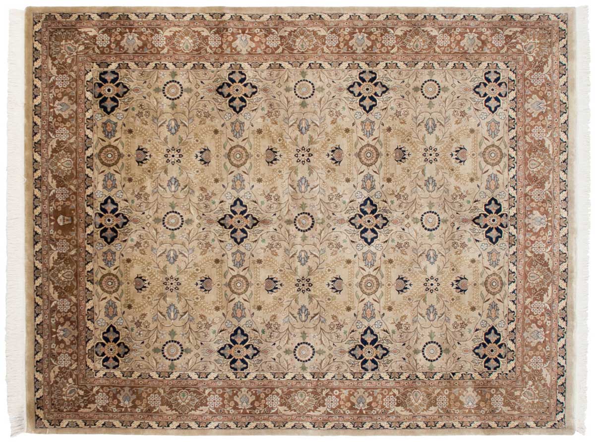 8x10 Bijar Beige Oriental Rug 038192 8x10 Bijar Beige Oriental Rug 038192