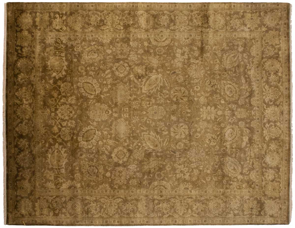 8x10 Oushak Brown Oriental Rug 023137 8x10 Oushak Brown Oriental Rug 023137