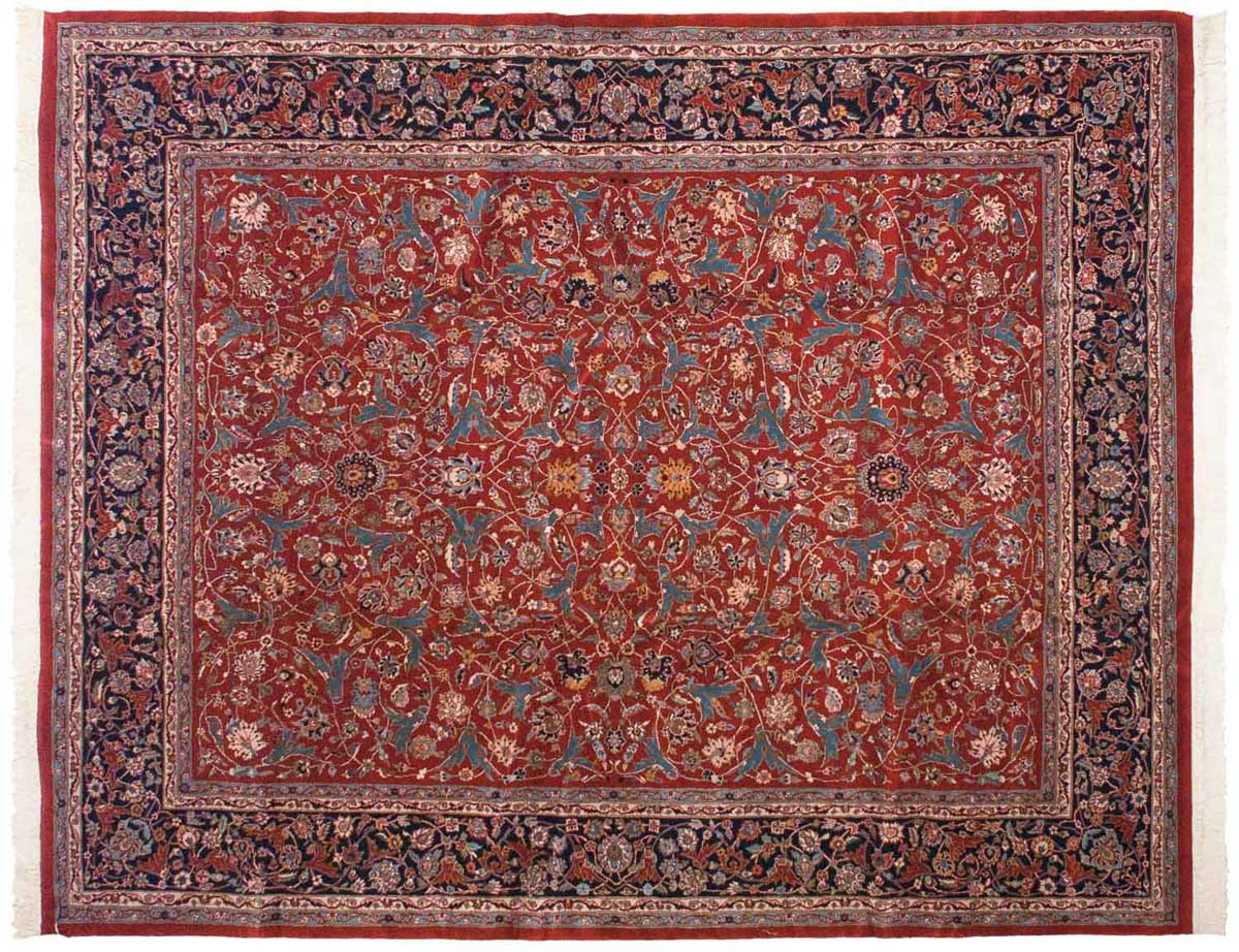 8x10 Kashan Red Oriental Rug 019691 8x10 Kashan Red Oriental Rug 019691