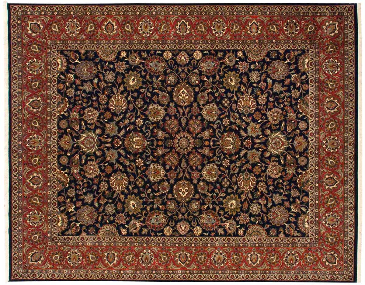 8x10 Mashad Blue Oriental Rug 029893