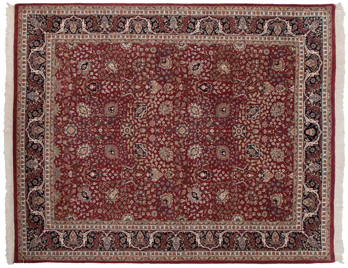 8x10 Tabriz Burgundy Oriental Rug 016313 8x10 Tabriz Burgundy Oriental Rug 016313