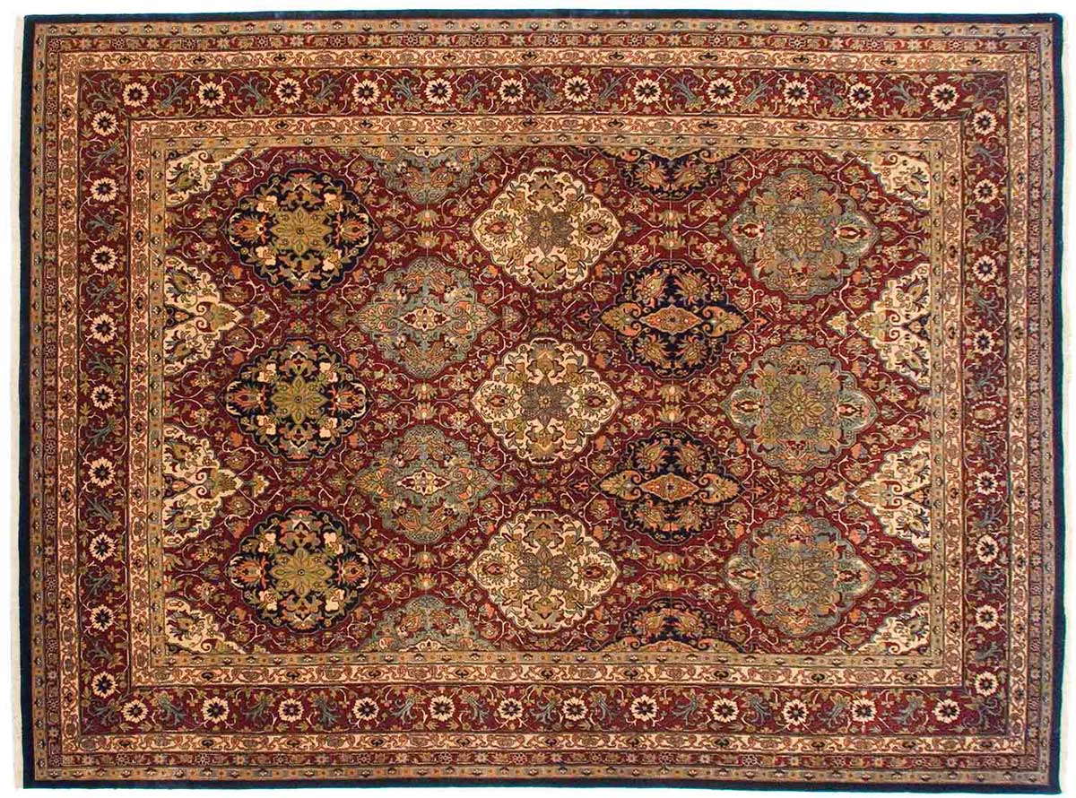 8x12 Dorasht Burgundy Oriental Rug 041868 8x12 Dorasht Burgundy Oriental Rug 041868