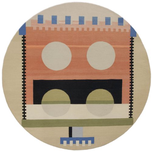 8×8 Nicholls Multi Color Oriental Round Rug 040348
