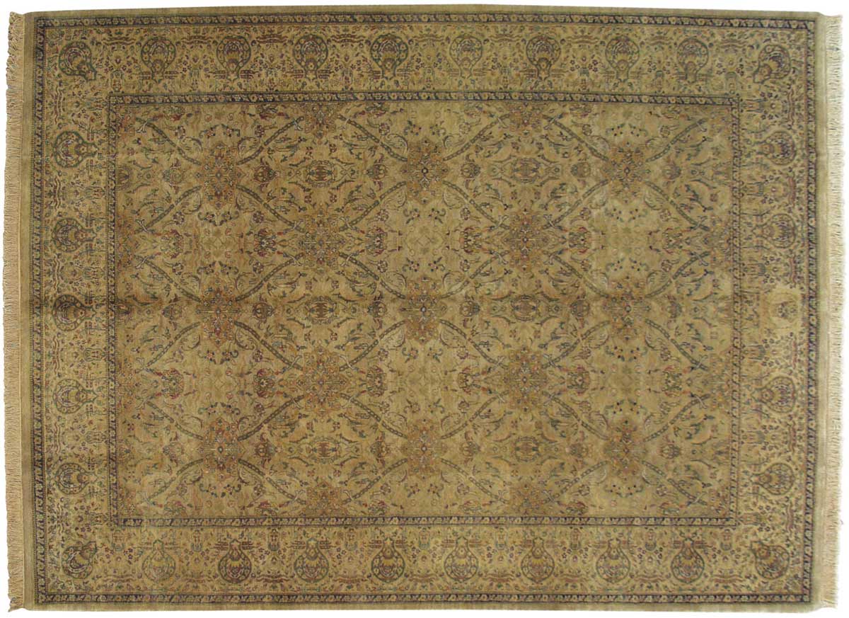 9x12 Agra Gold Oriental Rug 038407 9x12 Agra Gold Oriental Rug 038407