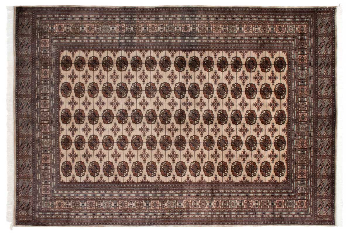 9x12 Bokhara Beige Oriental Rug 022125 9x12 Bokhara Beige Oriental Rug 022125