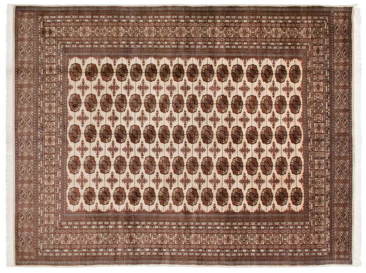 9x12 Bokhara Ivory Oriental Rug 021949