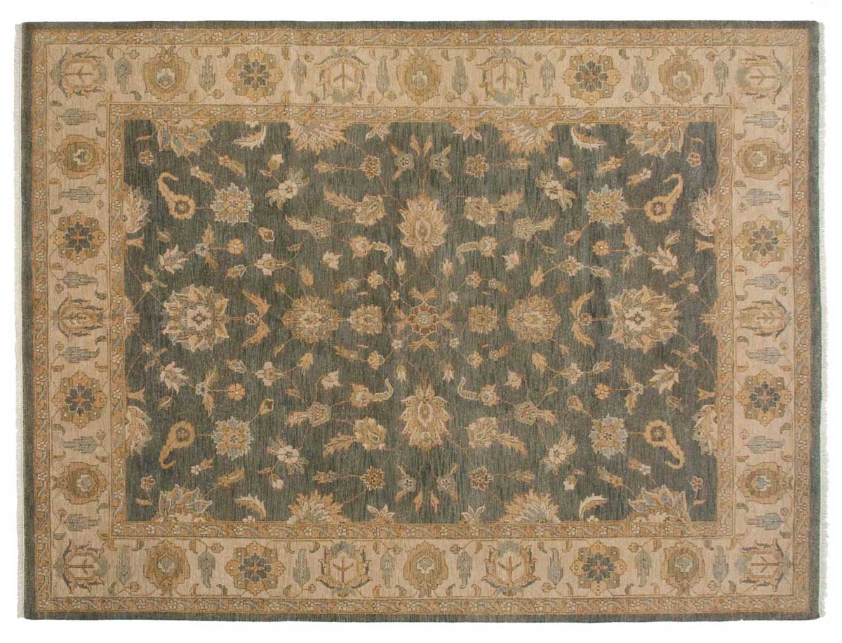 9x12 Kashan Blue Oriental Rug 044243 9x12 Kashan Blue Oriental Rug 044243