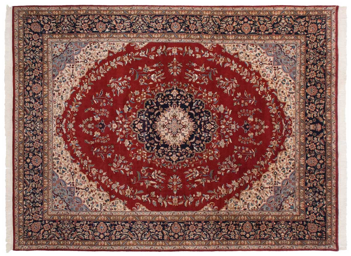 9x12 Kashan Red Oriental Rug 016686 9x12 Kashan Red Oriental Rug 016686