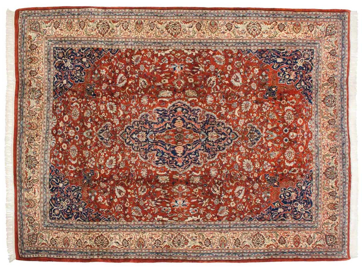 9x12 Kashan Rust Oriental Rug 033094 9x12 Kashan Rust Oriental Rug 033094