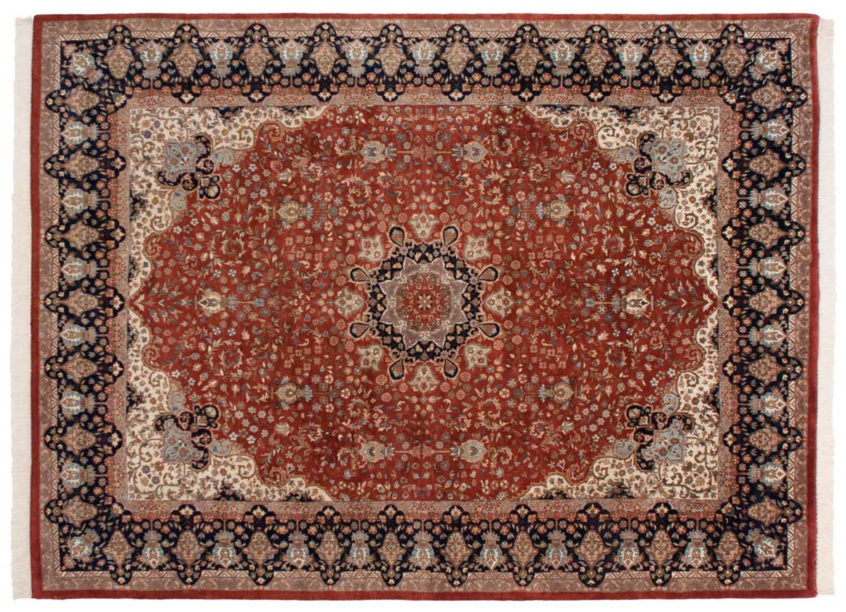 9x12 Mashad Red Oriental Rug 015840 9x12 Mashad Red Oriental Rug 015840