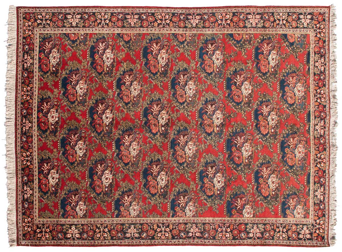 9x12 Persian Ardebil Red Oriental Rug 035328 9x12 Persian Ardebil Red Oriental Rug 035328