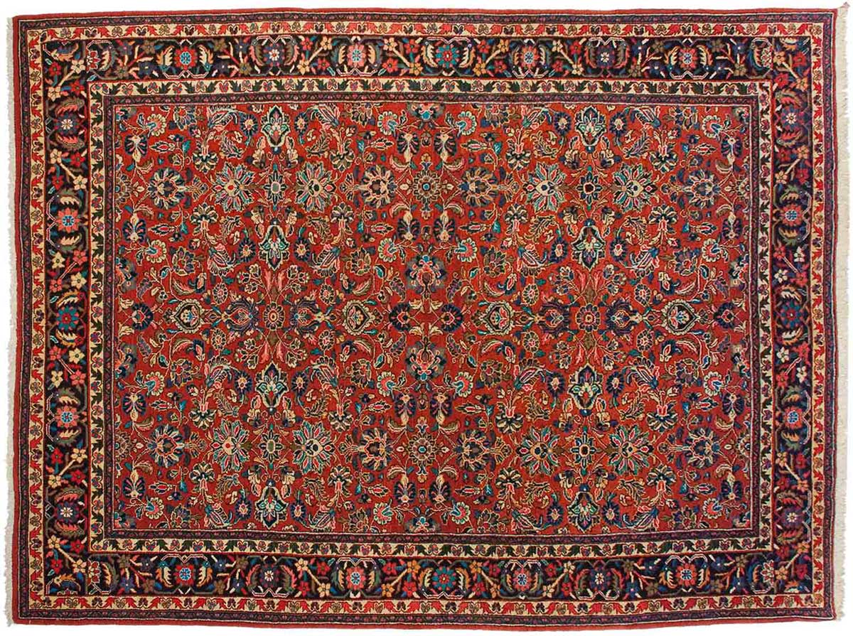 9x12 Persian Mahal Red Oriental Rug 020196 9x12 Persian Mahal Red Oriental Rug 020196