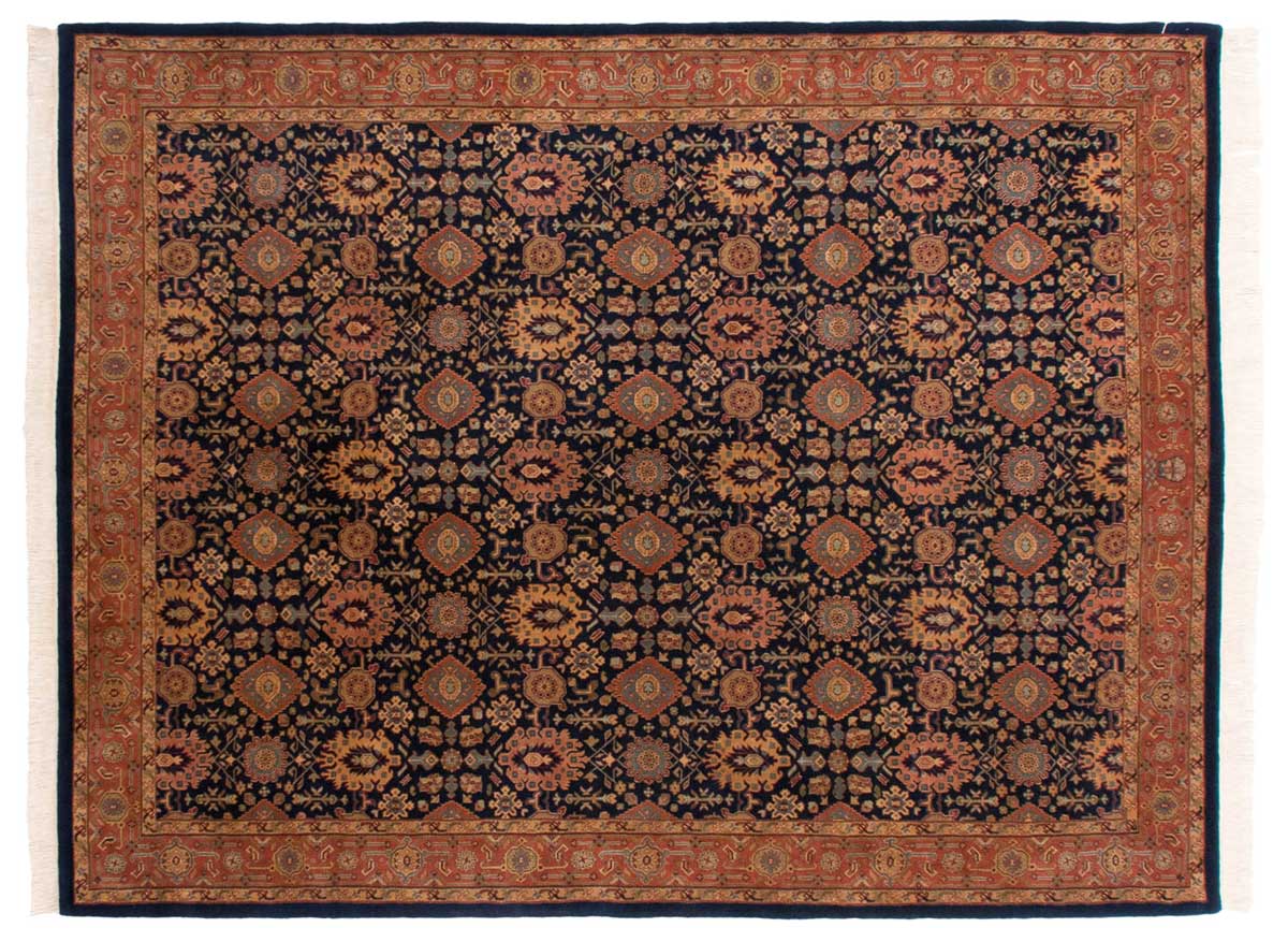9x12 Tabriz Blue Oriental Rug 037484 9x12 Tabriz Blue Oriental Rug 037484